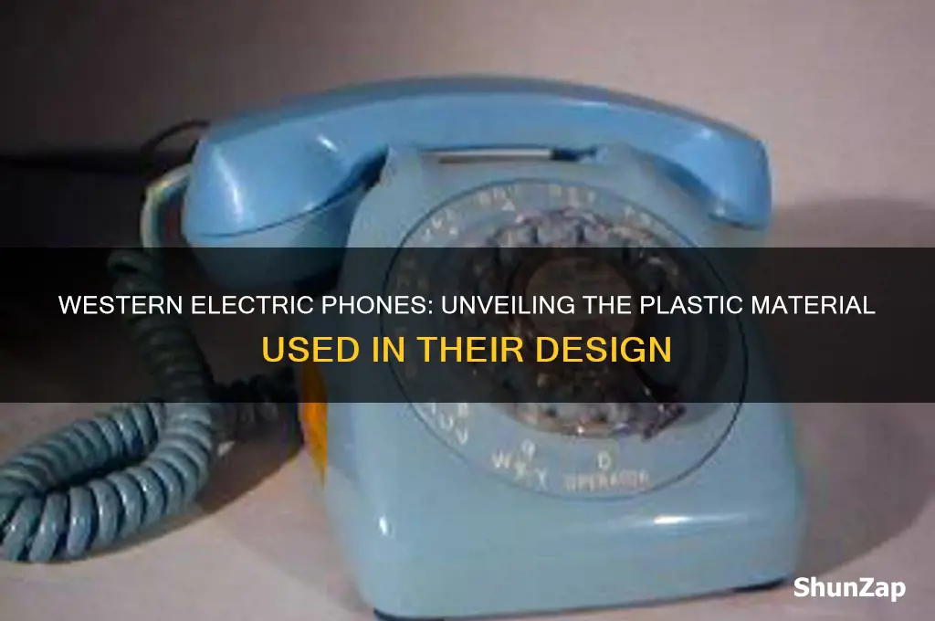 what plastic was used in western electric phones