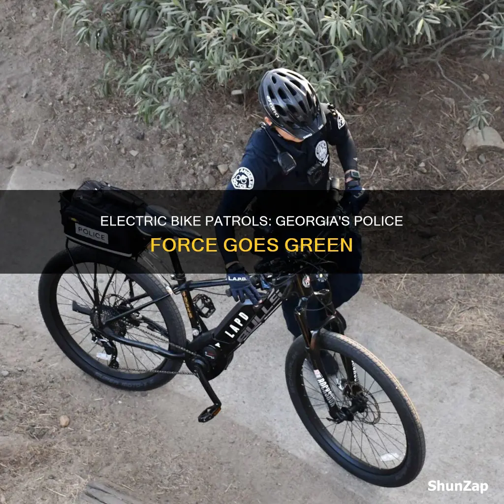 what police in georgia have electric bikes