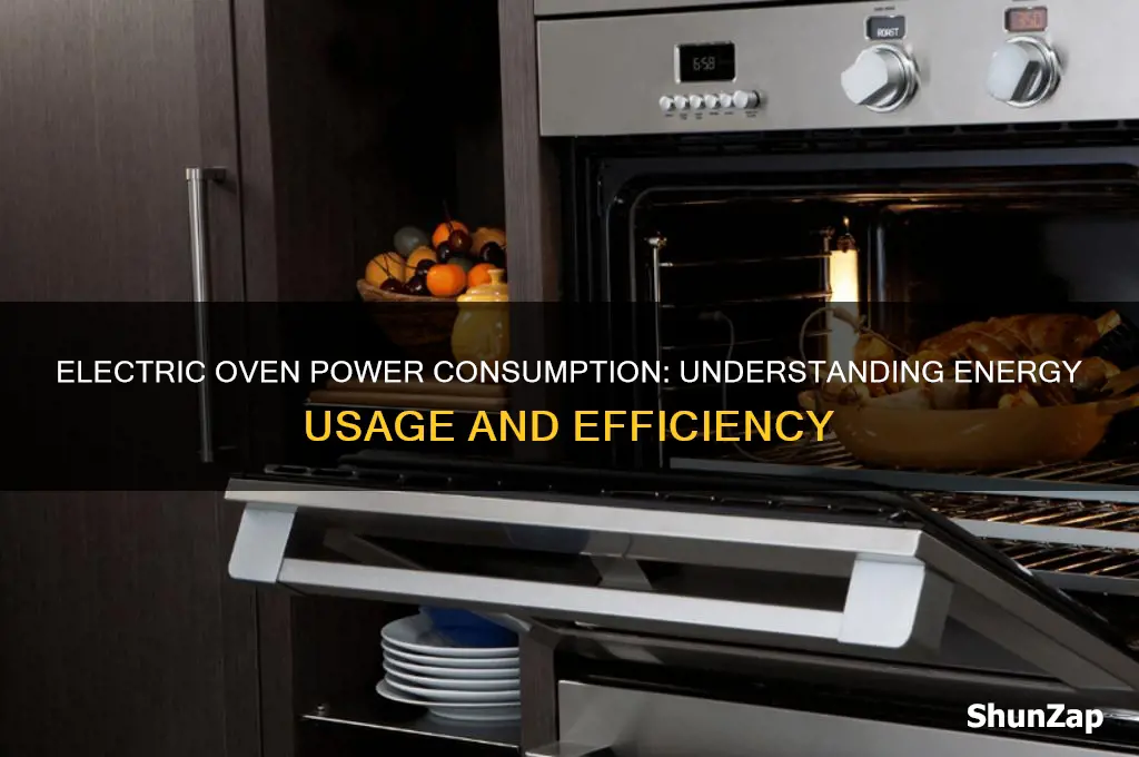 what power does an electric oven use
