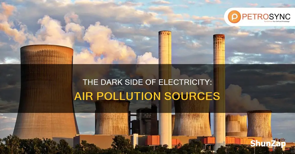 what prodices most airpollution when creating electricity