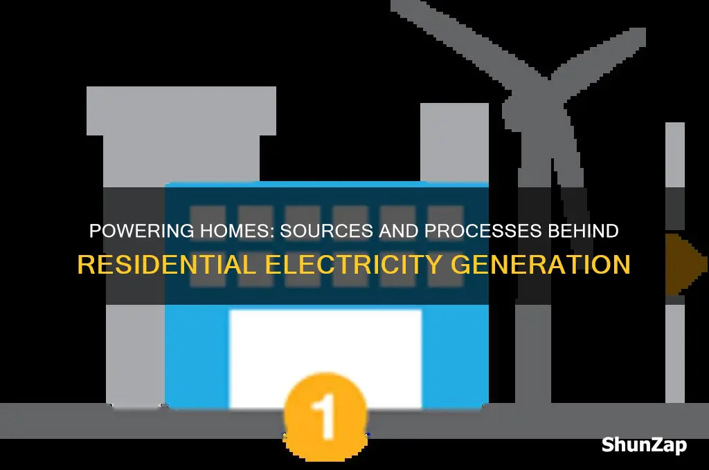 what produces electricity used in homes