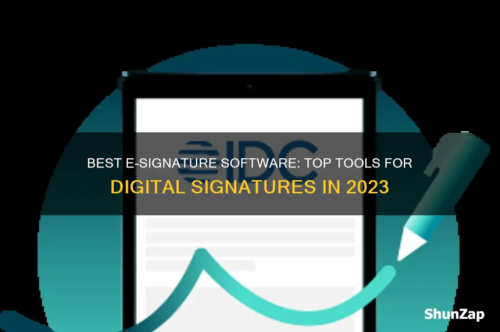 what program to use for electric signature