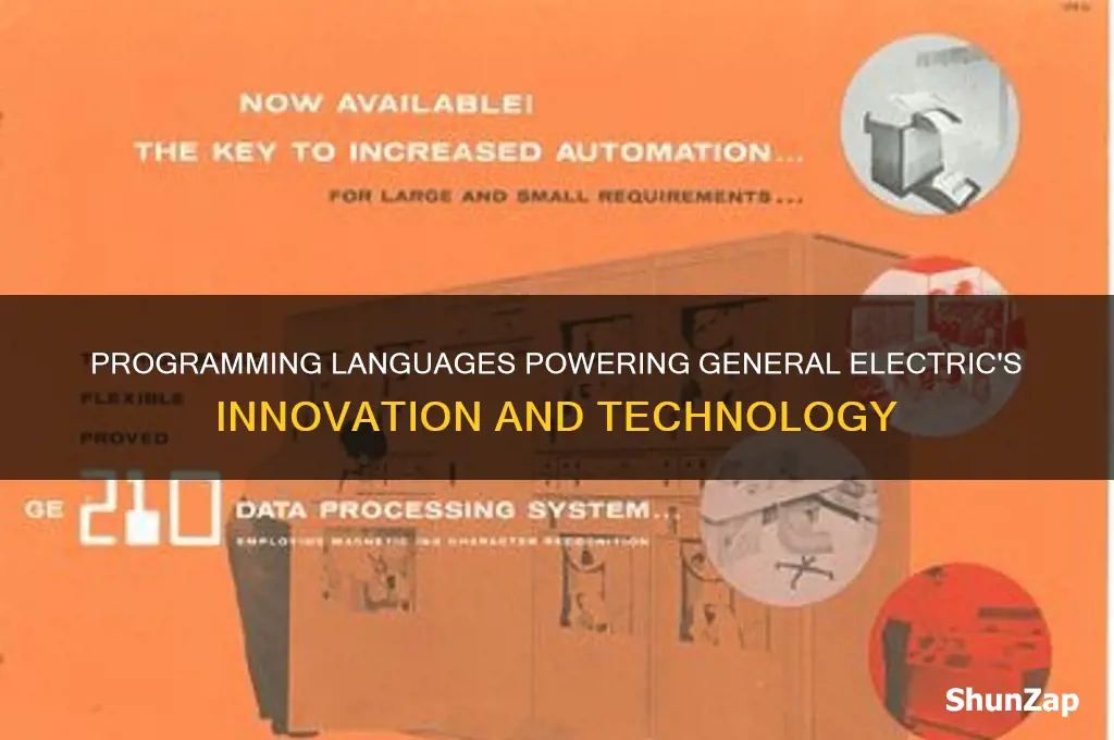 what programming language does general electric use