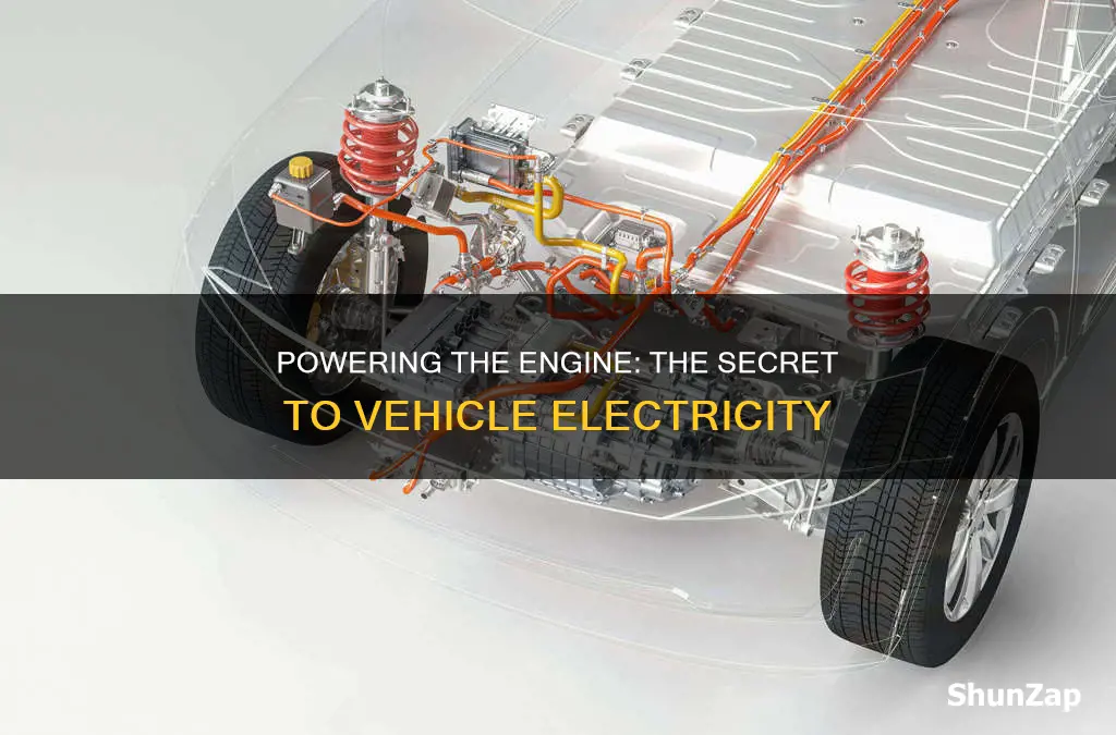 what provides electricity while the vehicle is running