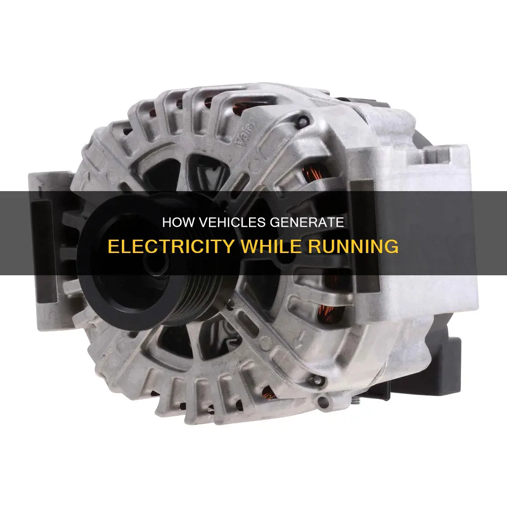 what provides electricity while the vehicle is running