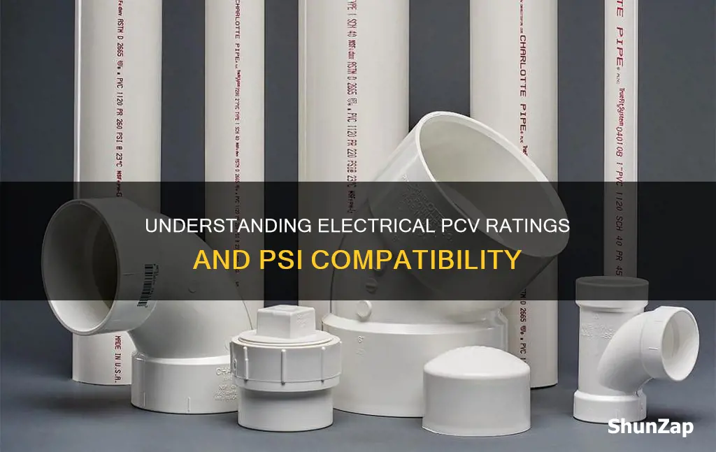 what psi is electrical pcv rated for