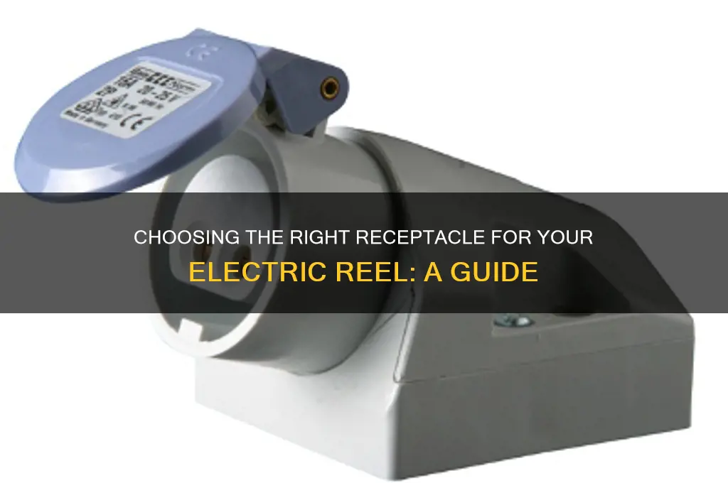 what receptacle to use for electric reel