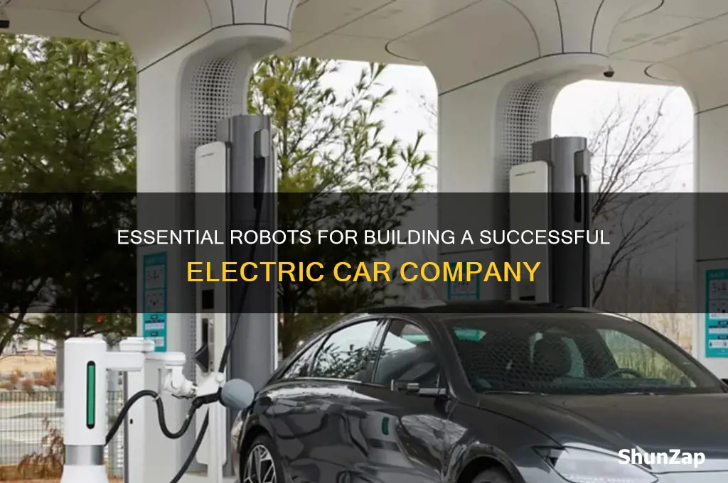 what robots are needed to build an electric car company