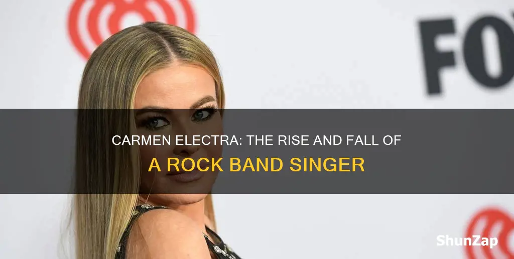 what rock band singer was carmen electra