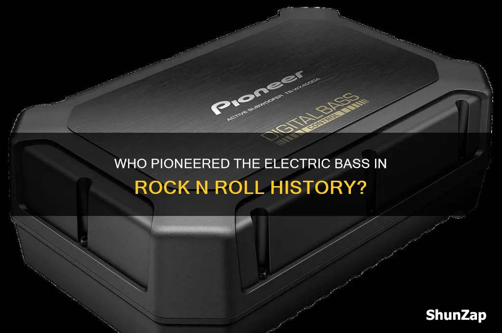 what rock n roll group first used the electric bass