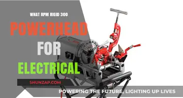 Powerhead RPMs: Electrical Rigid 300's Performance