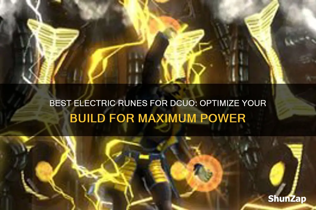 what runes to use for electric dcuo