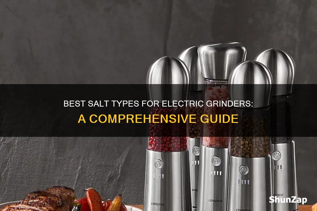 what salt to use in electric grinder