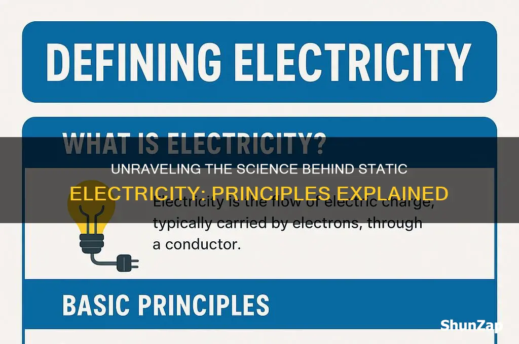 what scientific principle is used in static electricity