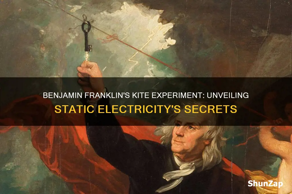 what scientist used a kite to demonstrate static electricity