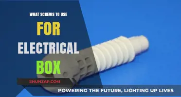Choosing the Right Screws for Your Electrical Box Installation