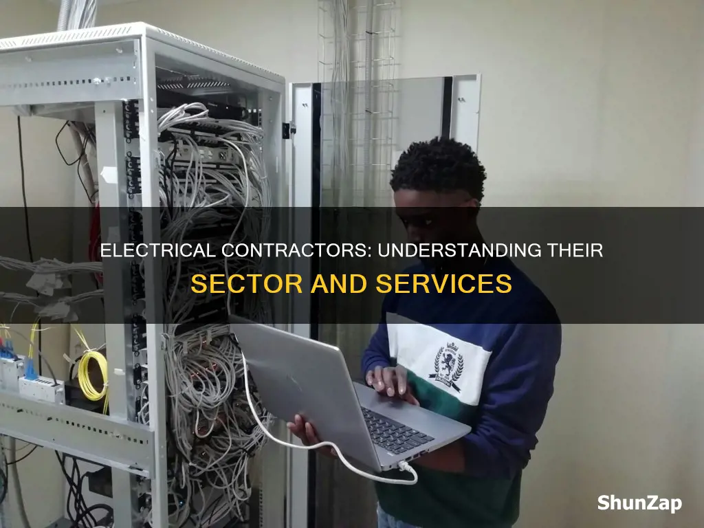 what sector is an electrical contractor in