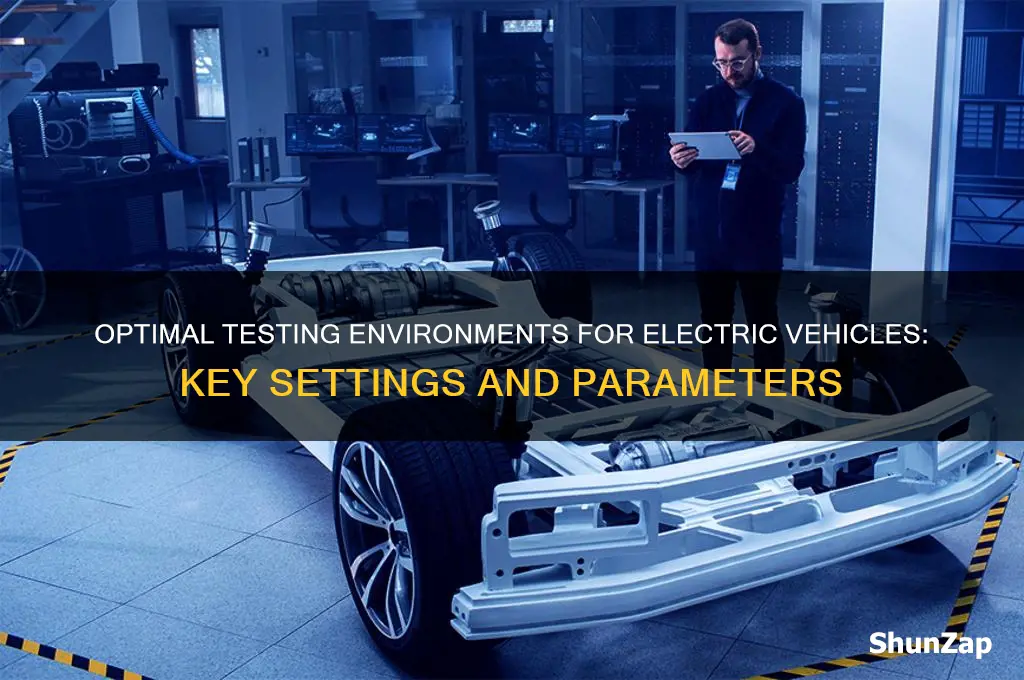 what setting for testing car electric
