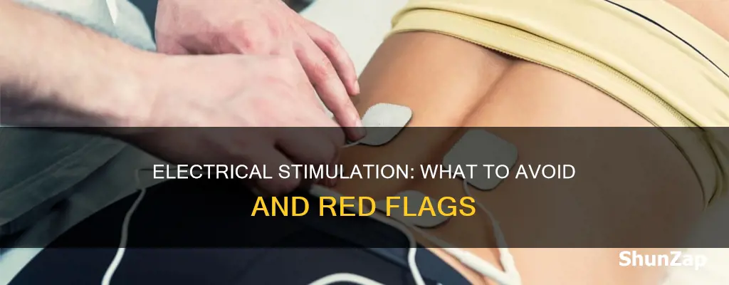 what should electrical stimulation not feel like