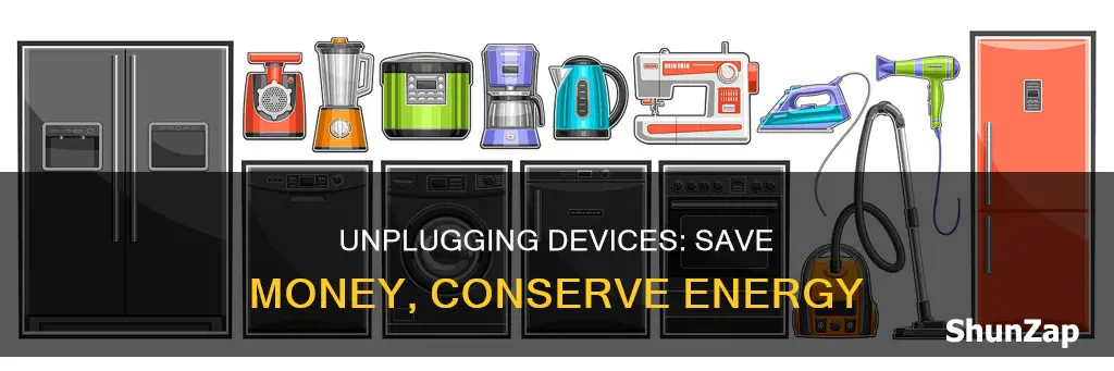 what should i unplug to save electricity