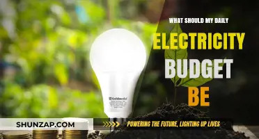Daily Electricity Budgeting: How Much Should You Spend?