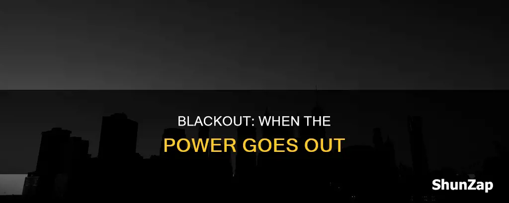 what show does the electricity go out