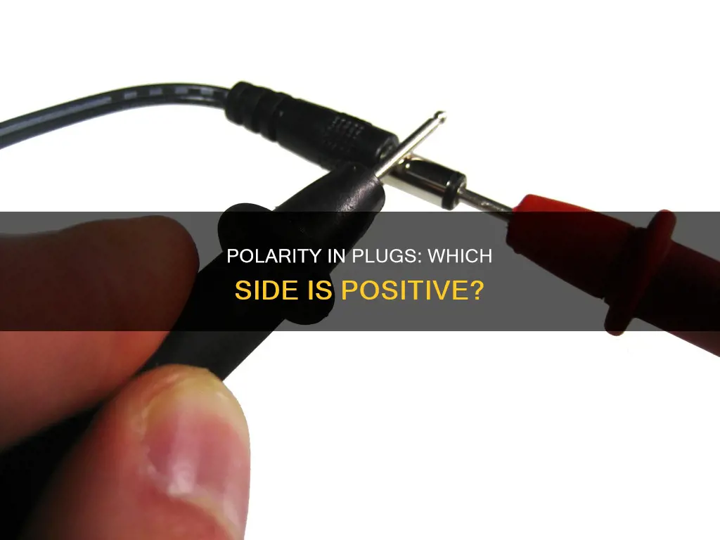what side of electric plug is positive