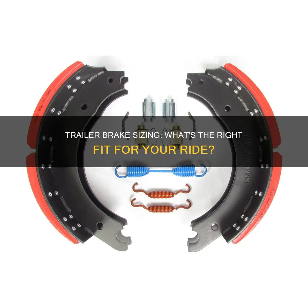 what size are my electric trailer brakes