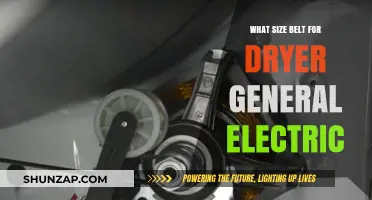 Dryer Belt Sizing: General Electric's Guide