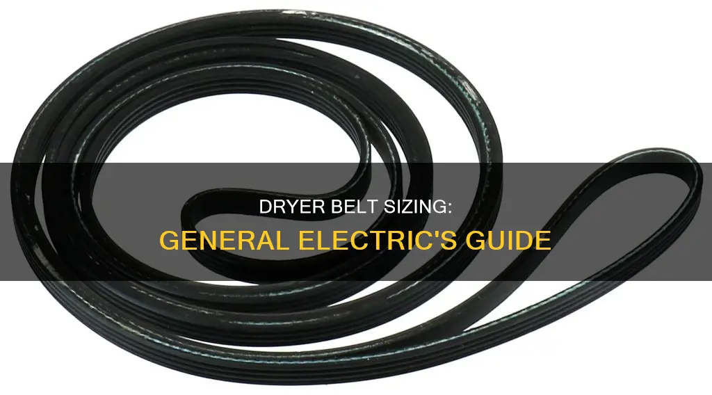 what size belt for dryer general electric