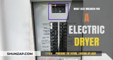 Choosing the Right Breaker Size for Your Electric Dryer