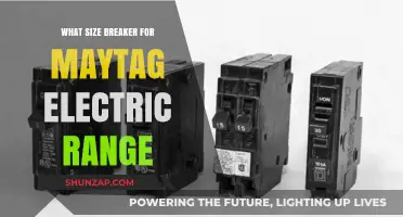 Maytag Electric Range: Choosing the Right Breaker Size