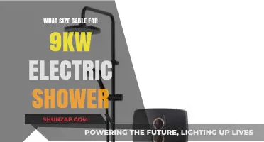 Best Cable Size for a 9kW Electric Shower