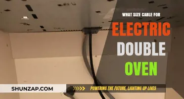 Choosing the Right Cable Size for Your Electric Double Oven