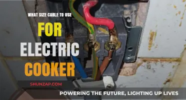 Choosing the Right Cable Size for Your Electric Cooker: A Guide