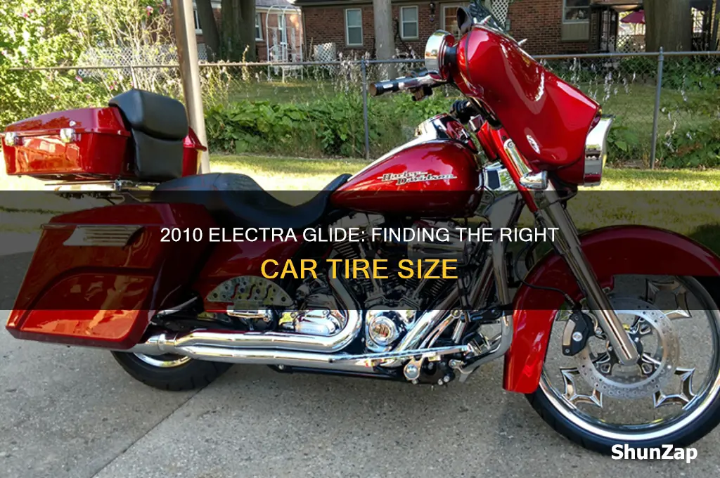 what size car tire on my 2010 electro glide