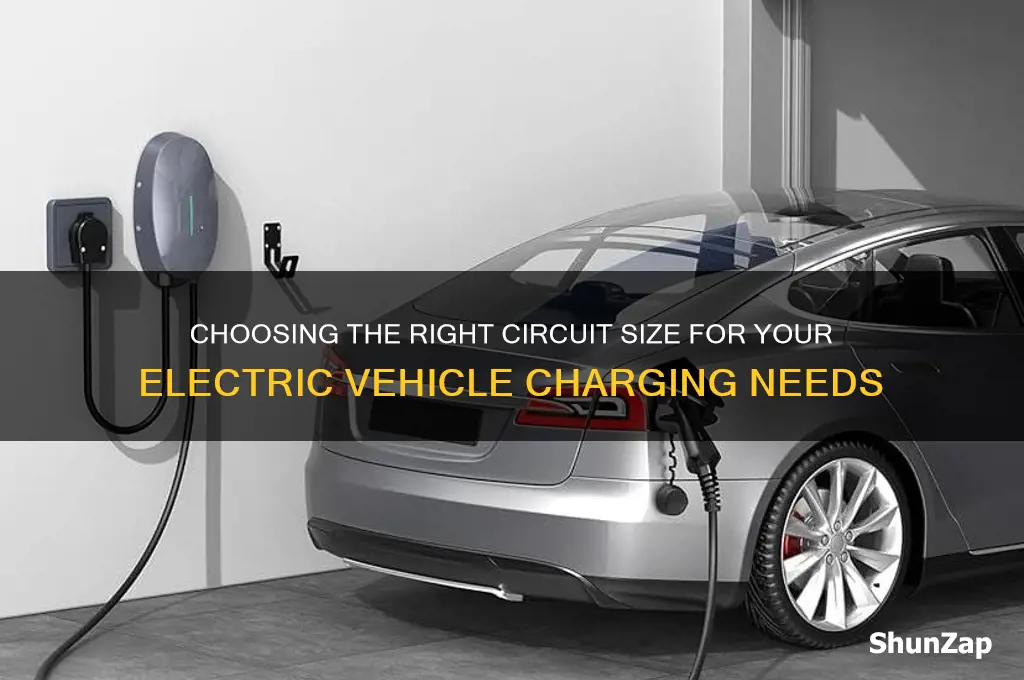 what size circuit do i need for a electric car