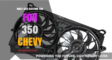 Best Electric Fan Size for Chevy 350 Engines
