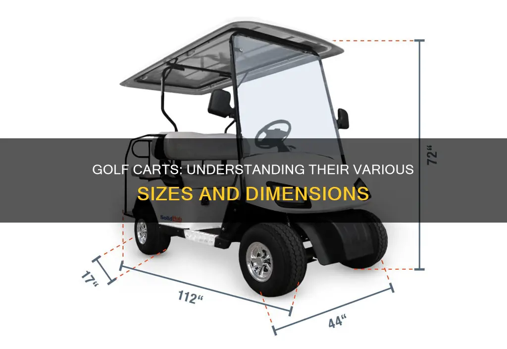 what size electric golf carts are there