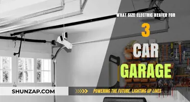 Choosing the Right Electric Heater Size for Your 3-Car Garage