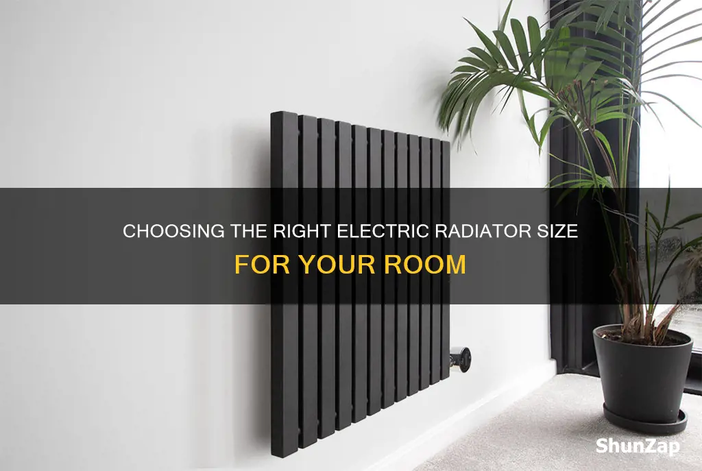 what size electric radiator for my room
