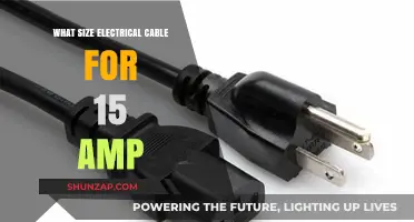 Electrical Cable Size: Choosing the Right Gauge for 15 Amps