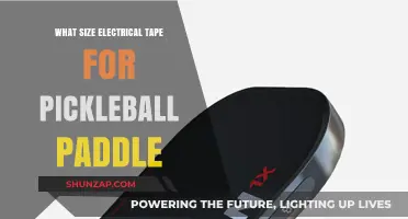 Electrical Tape for Pickleball Paddle: Choosing the Right Width