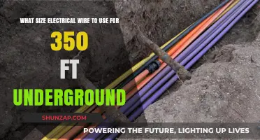Choosing the Right Electrical Wire Size for 350-Foot Underground Runs