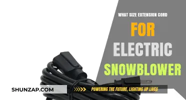 Choosing the Right Extension Cord for Your Electric Snowblower