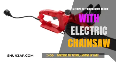 Choosing the Right Extension Cord Size for Your Electric Chainsaw