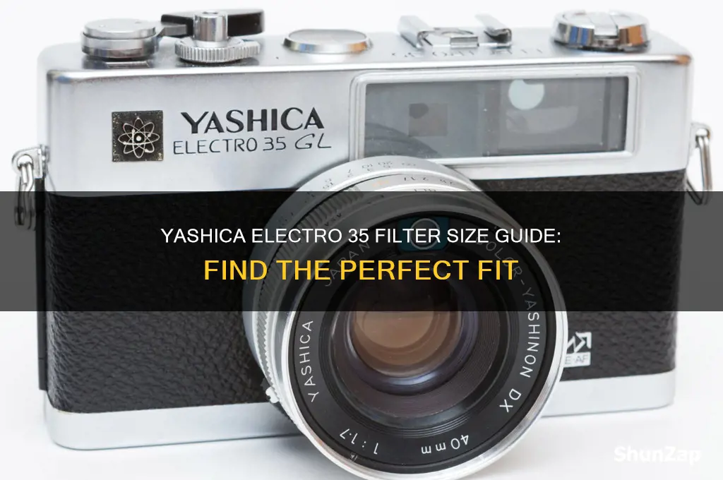 what size filter does a yashica electro 35 use