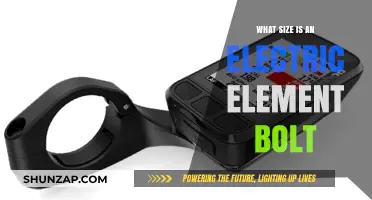 The Right Bolt Size for Your Electric Element