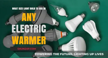 Choosing the Right Light Bulb Size for Your Electric Warmer