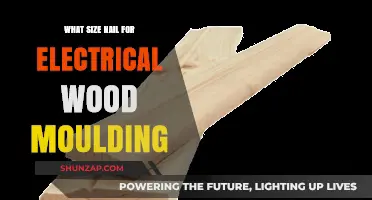 Choosing the Right Nails for Electrical Wood Moulding